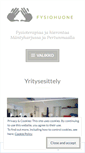 Mobile Screenshot of fysiohuone.fi