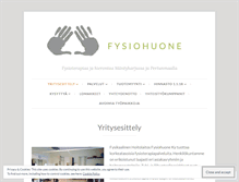 Tablet Screenshot of fysiohuone.fi